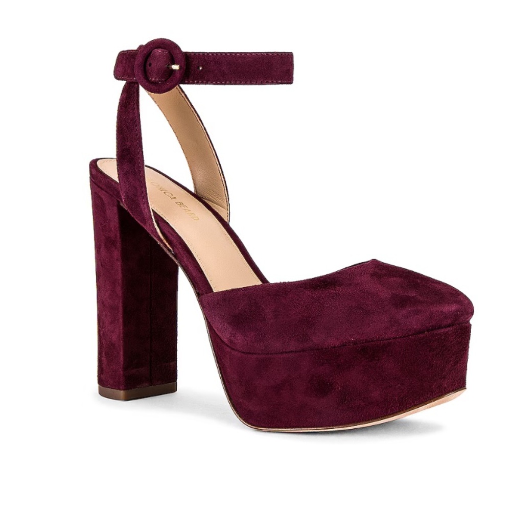 Magda Heel in Merlot Veronica Beard - Picture 4 of 5